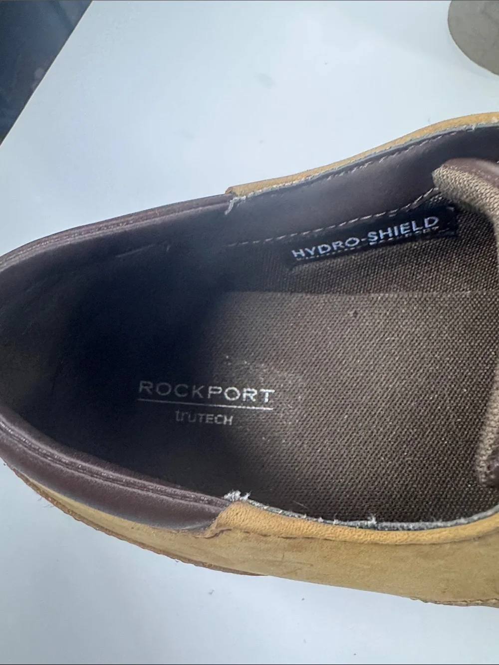 Rockport Men's shoes in Tan Suede